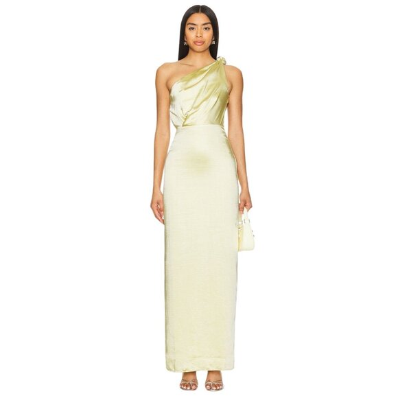 Lovers + Friends Dresses & Skirts - Lovers and Friends Bella Gown in Baby Yellow Small New Womens Maxi Dress